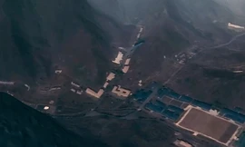 Căn cứ tên lửa trong lòng núi của Triều Tiên