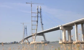 Cầu Vàm Cống 5.700 tỷ đồng sẽ được thông xe vào cuối tháng 5