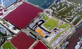 Hồ muối được mệnh danh 'biển chết' ở Trung Quốc