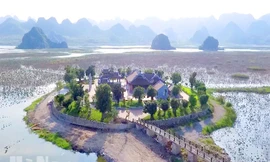 Cận cảnh ngôi chùa sẽ đặt báu vật thiên thạch mặt Trăng