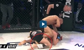 Tung khăn trắng đầu hàng, võ sĩ vẫn bị đánh tơi tả