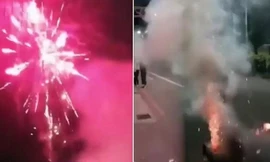 Tự ý bắn pháo hoa đêm giao thừa bị phạt 10 triệu đồng