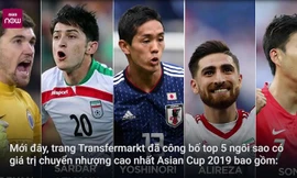 Top 5 cầu thủ có giá trị chuyển nhượng cao nhất Asian Cup 2019