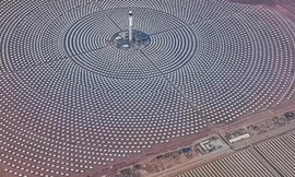 Nhà máy điện mặt trời lớn nhất thế giới ở Morocco