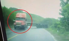 Container drift 'khét lẹt' và cái kết như phim hành động ở Quảng Ninh