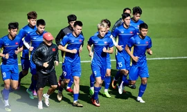 Tuyển Việt Nam trở lại tập luyện sau thất bại trước ĐT Iraq