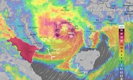 Bão Wipha gây mưa lớn, nguy cơ ngập lụt cho các đô thị