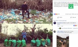 Thử thách dọn rác gây bão mạng thế giới