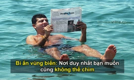 Bí ẩn vùng biển: Nơi duy nhất bạn muốn cũng không thể chìm