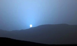 Lý do sao Hỏa có hoàng hôn màu xanh