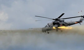 Siêu trực thăng Mi-35M tấn công tiêu diệt mục tiêu