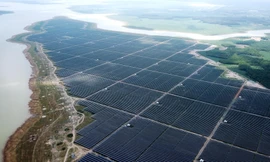 Cánh đồng điện mặt trời hơn 12.000 tỷ đồng ở hồ Dầu Tiếng