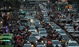 Hà Nội sát Tết: Tắc từ ngõ ra phố, từ trưa đến đêm