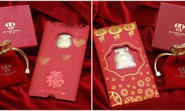 Quà 'độc' dịp Tết: Lì xì làm bằng vàng 24K giá 'mềm'