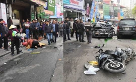 Ô tô đâm tử vong người đi bộ: Vỉa hè ở đâu?