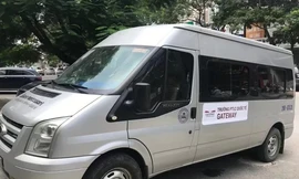 Đường đi của chiếc xe chở học sinh bị mắc kẹt trong 9 tiếng