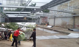 Tháo dỡ Trung tâm mua sắm trái phép chống lệnh Chủ tịch tỉnh