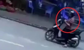 Phụ nữ dừng xe giữa đường nghe điện thoại, gây họa cho thanh niên đi xe máy