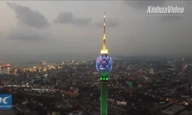 Tháp truyền hình cao nhất Nam Á sắp hoàn thành