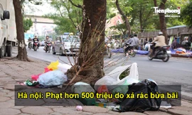 Hà Nội phạt hơn 500 triệu do xả rác bừa bãi