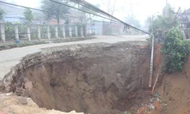 Lại xuất hiện “hố tử thần” ở Bắc Kạn