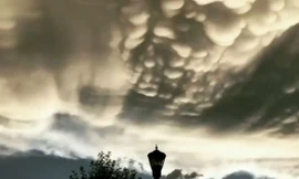 Mây vảy rồng hiếm gặp xuất hiện trên bầu trời Mỹ