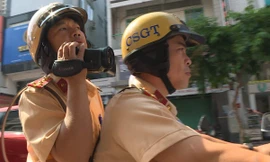 CSGT TP HCM tung quân ghi hình phạt nguội xe vi phạm