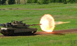 Hỏa lực mạnh mẽ của xe tăng M1 Abrams Mỹ trên thao trường