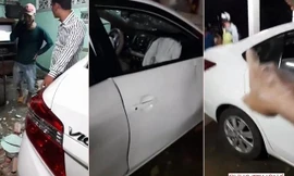 Ô tô Vios đâm thủng tường, lao thẳng vào nhà dân ở Đồng Nai