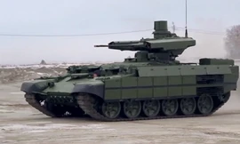 Bài kiểm tra 'hành xác' thiết giáp Kẻ hủy diệt Nga