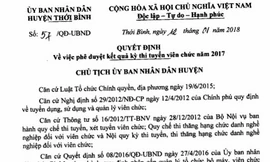 ‘Thủ khoa’ trượt viên chức sau phúc khảo, 3 ‘người nhà’ lãnh đạo lại đậu