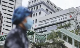Bệnh viện Queen Mary, nơi xảy ra vụ lây nhiễm viêm gan E cho 5 người được ghép tạng. Ảnh: Scmp. 