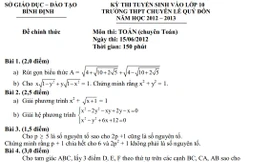 Tin 'hot' giáo dục: Thầy giáo làm lộ đề thi ở Khánh Hòa