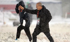 Ông Park Hang-seo trong trận chung kết U23 châu Á. Ảnh: Anh Khoa.