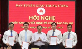 Ông Tống Văn Thanh giữ chức Vụ trưởng Vụ Báo chí - Xuất bản