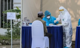 Hà Nội test nhanh người buôn bán hoa tại các khu chợ liên quan đến bệnh nhân 243