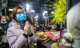 Cảnh tượng không ngờ tại lễ cầu an chùa Phúc Khánh 