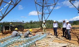 Đường dây 500 kV Dốc Sỏi – Pleiku 2: Phấn đấu hoàn thành đúng tiến độ