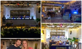 Cặp đôi tranh thủ thời gian cách ly, tự biến nhà xe thành một nhà hàng tuyệt đẹp