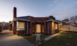 Ngôi nhà cấp 4 gạch mộc hút mắt bởi vẻ đẹp nhẹ nhàng