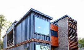 Độc đáo các mẫu nhà từ container rẻ và sang 