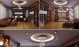 Bản thiết kế chi tiết nội thất nhà 4 tầng đẹp hút hồn ở Long Biên