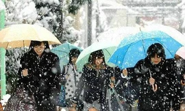 Teen Nhật thời trang hơn…thời tiết