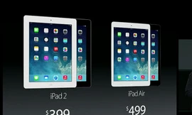 iPad Air nhanh hơn nhiều so với iPad 4
