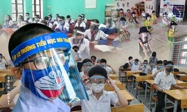 Câu hỏi gây tranh cãi nhất hôm nay: Học sinh có nên đeo tấm chắn khi trở lại trường?