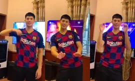 Cầu thủ Đình Trọng bất ngờ trở thành TikTok-er với màn nhảy múa solo cực “dẻo“