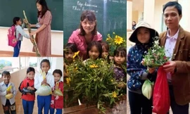 Rưng rưng trước những món quà trò vùng cao tặng thầy cô nhân ngày 20/11