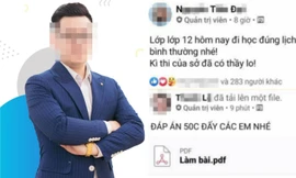 Toàn cảnh vụ thầy giáo Toán bị tố “giải đề hộ” giúp học sinh gian lận trong kỳ thi thử
