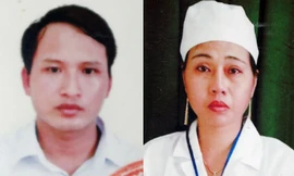 Đối tượng Trần Cao Sơn cùng “vợ giả” Hiếu