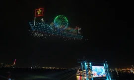 TPHCM có màn diễn drone lớn nhất từ trước đến nay tại Công viên Bờ sông Sài Gòn